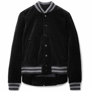 THE GREAT Velvet Bomber Jacket Swingy Cape back Size 0 X-Small XS